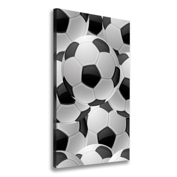 Verticaal schilderij op canvas Voetbal