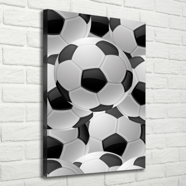 Verticaal schilderij op canvas Voetbal