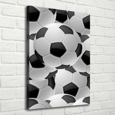 Verticaal schilderij op canvas Voetbal
