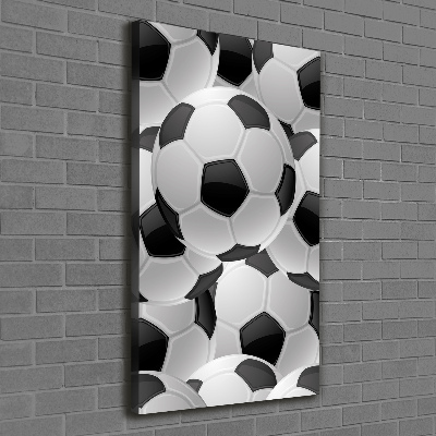 Verticaal schilderij op canvas Voetbal