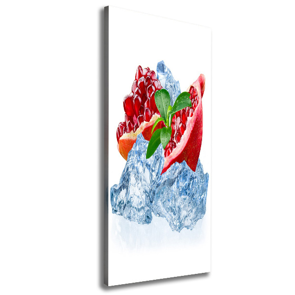 Verticaal canvasschilderij Granaat