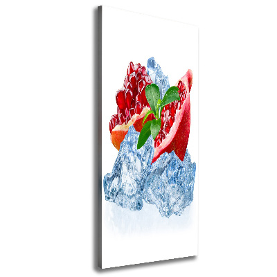 Verticaal canvasschilderij Granaat