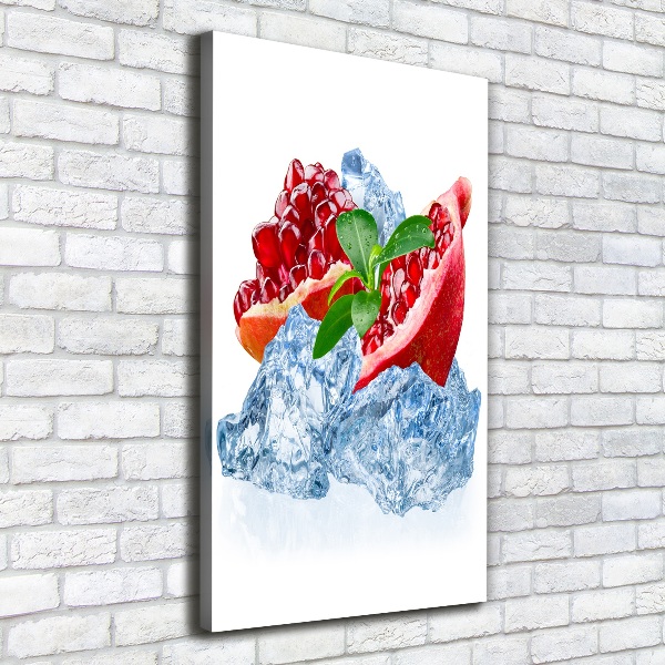 Verticaal canvasschilderij Granaat