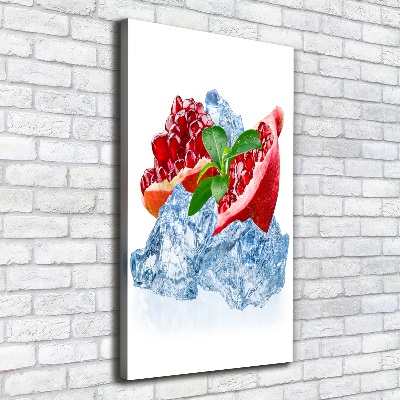 Verticaal canvasschilderij Granaat