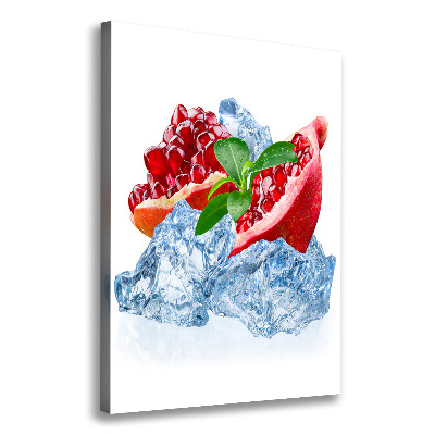 Verticaal canvasschilderij Granaat