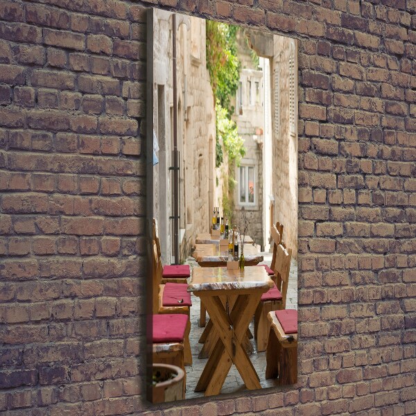 Verticale canvasfoto Korčula, Kroatië