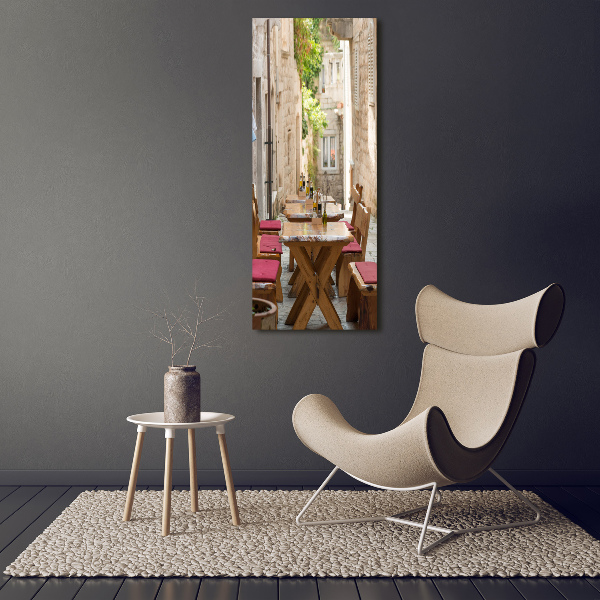 Verticale canvasfoto Korčula, Kroatië