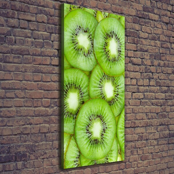 Verticaal canvasschilderij Kiwi