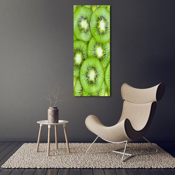 Verticaal canvasschilderij Kiwi
