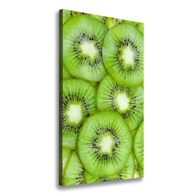 Verticaal canvasschilderij Kiwi