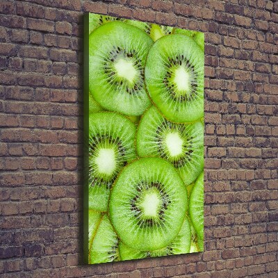 Verticaal canvasschilderij Kiwi