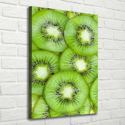 Verticaal canvasschilderij Kiwi
