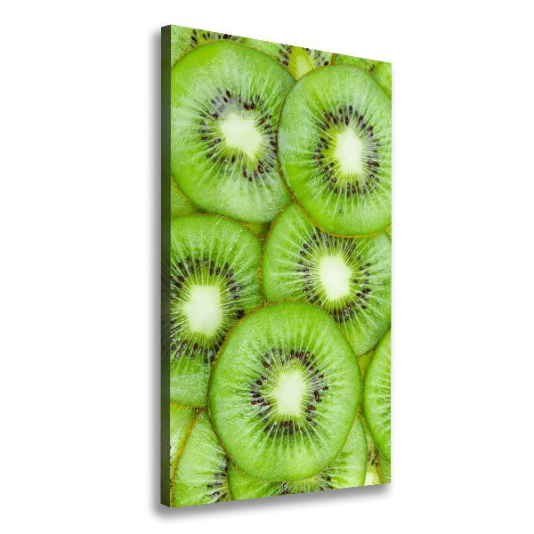 Verticaal canvasschilderij Kiwi