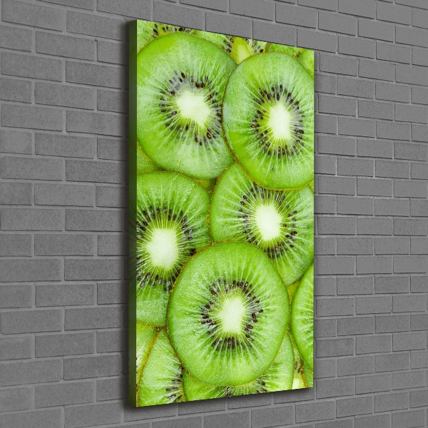 Verticaal canvasschilderij Kiwi