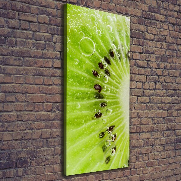 Verticaal schilderij op canvas Kiwi