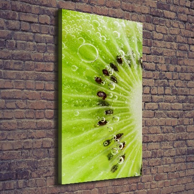 Verticaal schilderij op canvas Kiwi