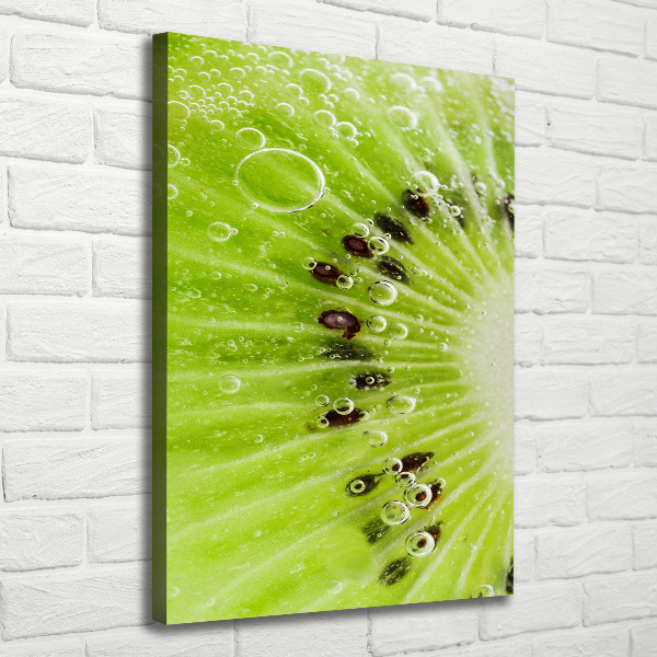 Verticaal schilderij op canvas Kiwi