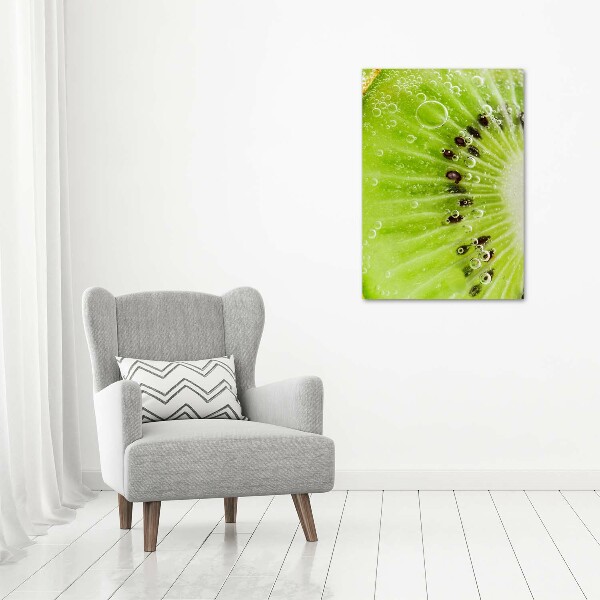 Verticaal schilderij op canvas Kiwi