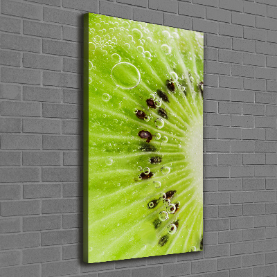 Verticaal schilderij op canvas Kiwi