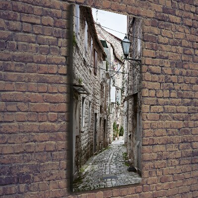 Verticale foto op canvas Kroatiëstraat