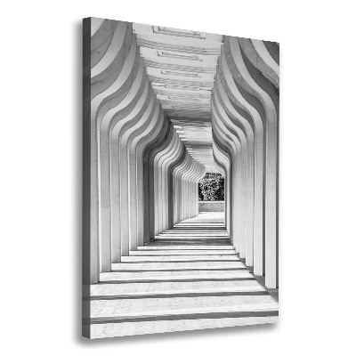 Verticale canvasfoto Hal