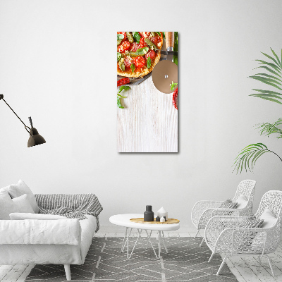 Verticaal schilderij op canvas Pizza