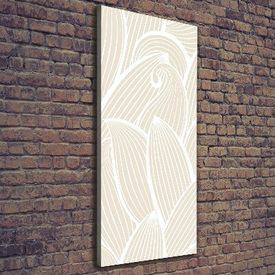 Verticale canvasfoto Bloemblaadjes