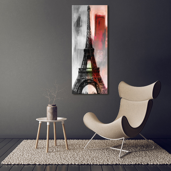 Verticale canvasfoto Eiffeltoren Parijs