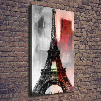 Verticale canvasfoto Eiffeltoren Parijs