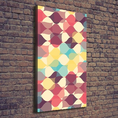 Verticaal schilderij op canvas Geometrische achtergrond