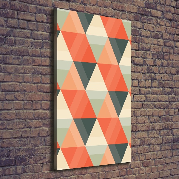Verticale canvasfoto Geometrische achtergrond