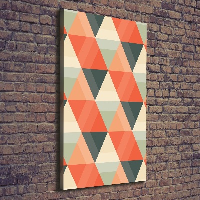 Verticale canvasfoto Geometrische achtergrond