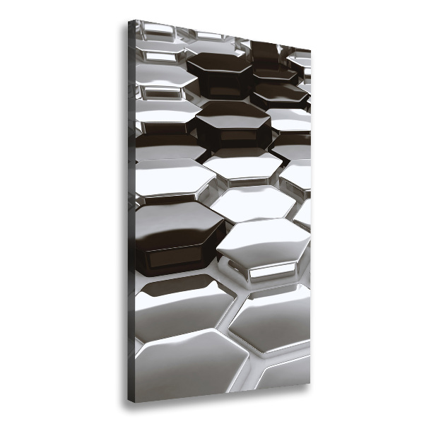Verticale foto op canvas 3D-abstractie