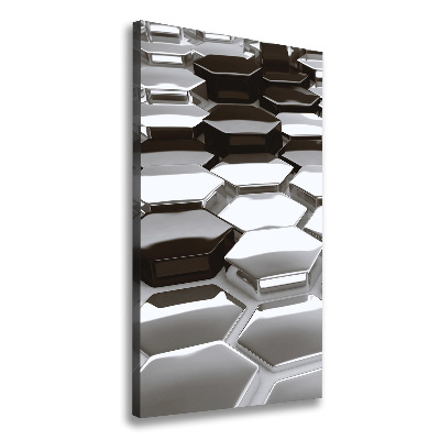 Verticale foto op canvas 3D-abstractie