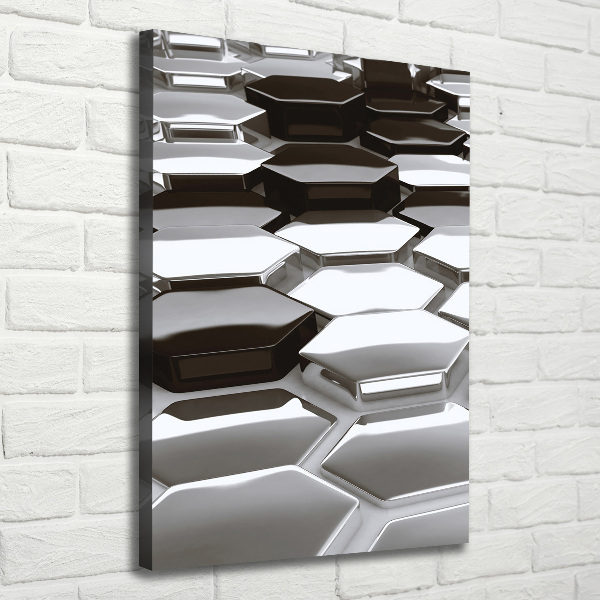 Verticale foto op canvas 3D-abstractie