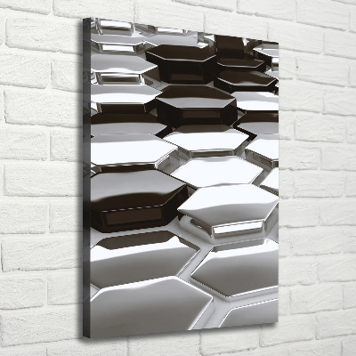 Verticale foto op canvas 3D-abstractie