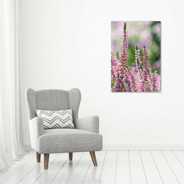 Verticale foto op canvas Heide