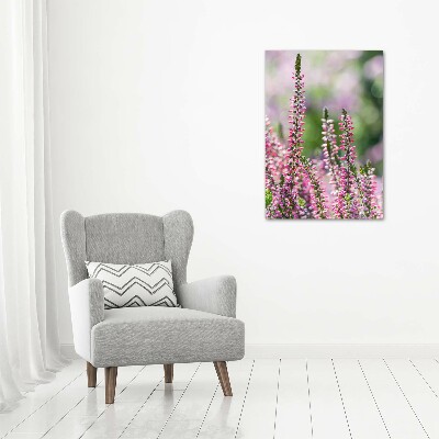 Verticale foto op canvas Heide