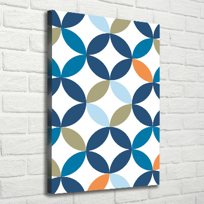 Verticale foto op canvas Geometrische achtergrond