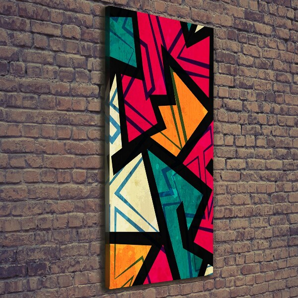 Verticaal canvasschilderij Geometrische achtergrond