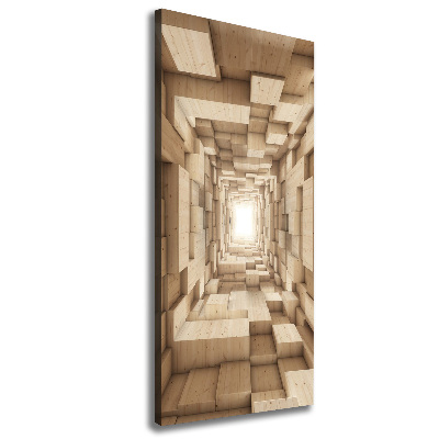 Verticaal schilderij op canvas Abstractie