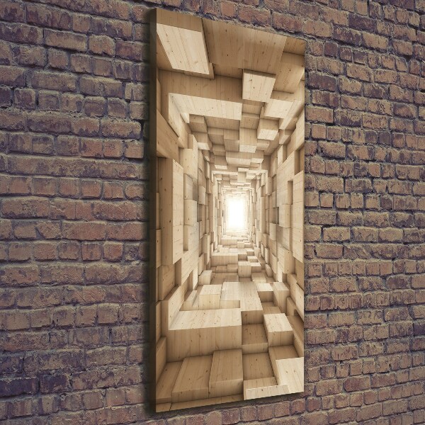 Verticaal schilderij op canvas Abstractie