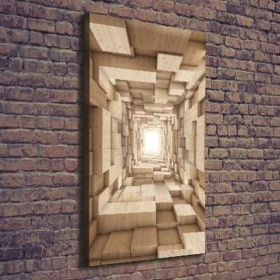 Verticaal schilderij op canvas Abstractie