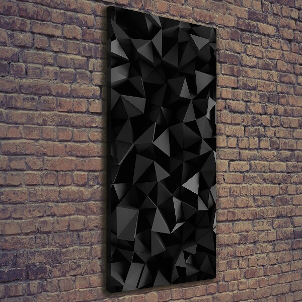 Verticale foto op canvas 3D-abstractie