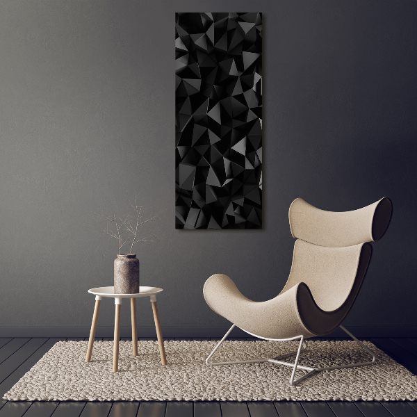 Verticale foto op canvas 3D-abstractie