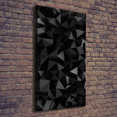 Verticale foto op canvas 3D-abstractie