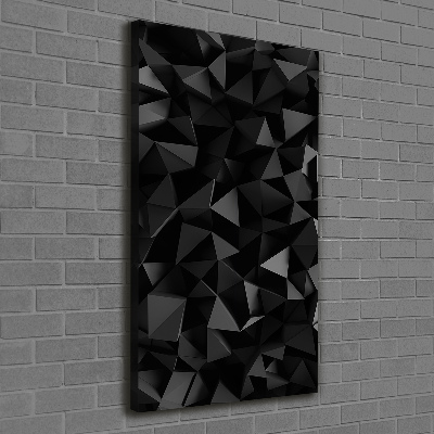 Verticale foto op canvas 3D-abstractie