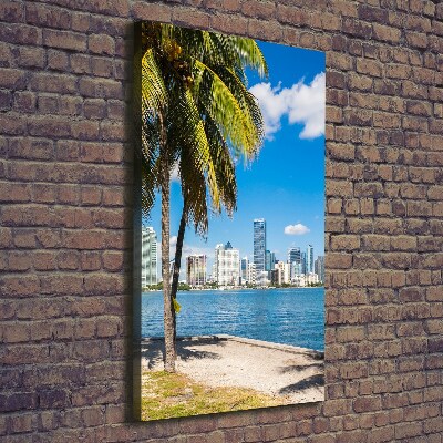 Verticale foto op canvas Miami