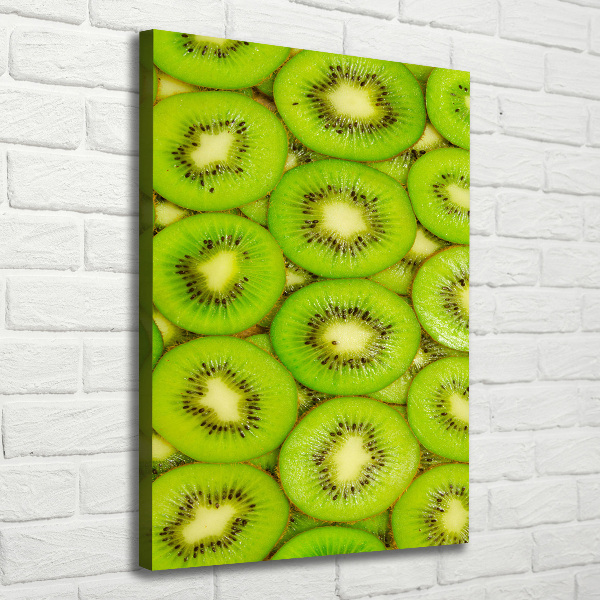 Verticaal schilderij op canvas Kiwi