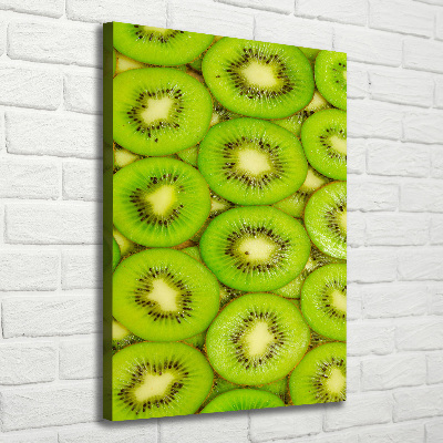 Verticaal schilderij op canvas Kiwi